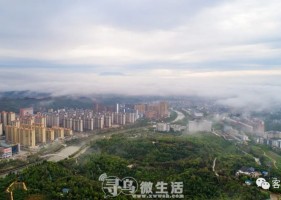 美图 | 震撼！寻乌县城难得一遇的平流雾（多图）
